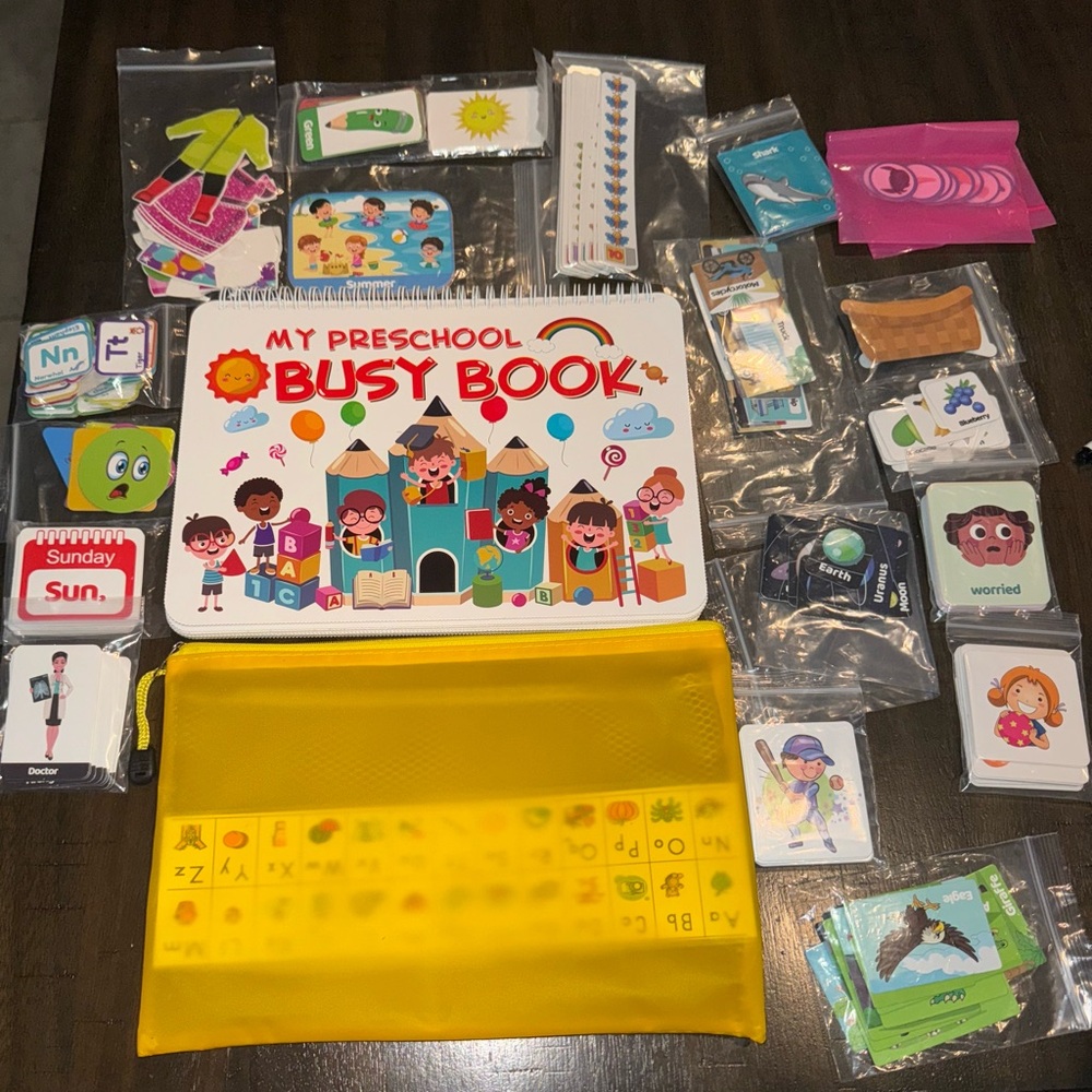 My Preschool Busy Book - Educational Toy Set